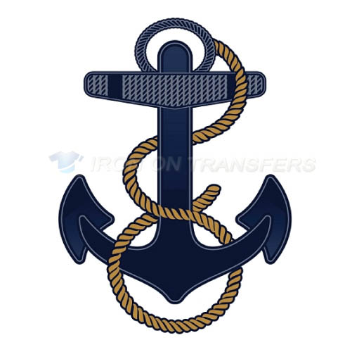 Navy Midshipmen Logo T-shirts Iron On Transfers N5347 - Click Image to Close